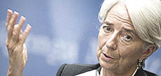 Christine Lagarde, direttrice del Fmi