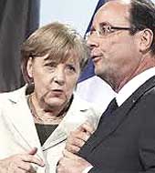 Merkel e Hollande