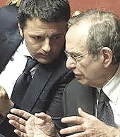 Renzi e Padoan