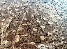 Un terreno devastato dal fracking