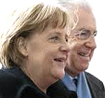 Merkel e Monti