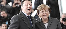 Renzi e Merkel