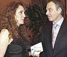 Rebekah Brooks e Tony Blair