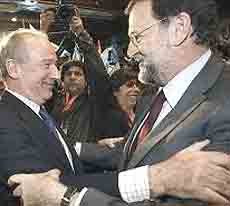 Rodrigo Rato con Mariano Rajoy