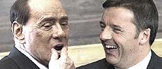 Berlusconi e Renzi