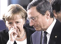 Merkel e Draghi, padroni d'Europa