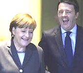 Merkel e Renzi