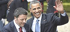 Renzi con Obama