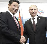 Xi Jingping con Putin