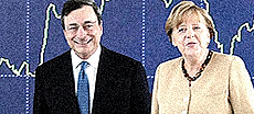 Draghi e Merkel