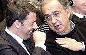 Marchionne con Renzi