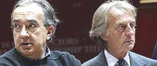 Marchionne e Montezemolo