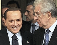 Berlusconi e Monti