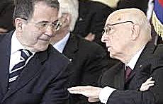 Prodi e Napolitano