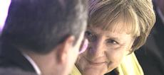 La Merkel con Draghi
