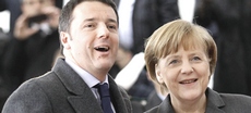 Renzi e Merkel