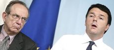 Padoan e Renzi, ligi ai diktat dell'austerity
