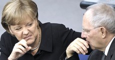 La Merkel con Schaeuble