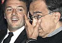 Renzi e Marchionne