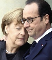 Merkel e Hollande