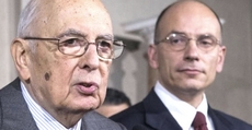 Napolitano e Letta