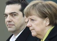 Tsipras e Merkel