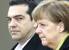 Tsipras e Merkel