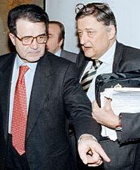 Andreatta con Prodi