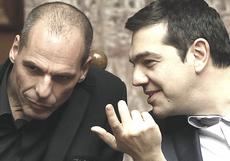 Varoufakis e Tsipras