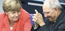 Merkel e Schaeuble