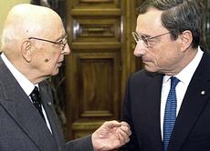 Napolitano e Draghi