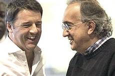 Renzi e Marchionne