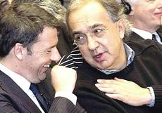 Renzi e Marchionne