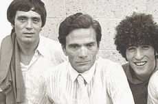 Sergio Citti con Pasolini e Ninetto Davoli