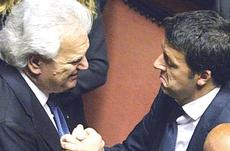 Renzi con Verdini, già patron di Banca Etruria