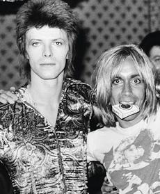 Bowie con Iggy Pop