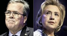 Jeb Bush e la Clinton