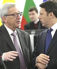Juncker e Renzi