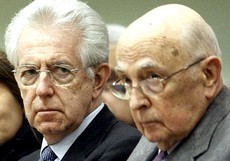 Monti e Napolitano