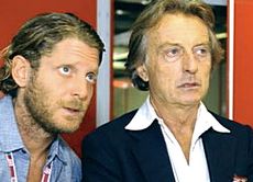 Lapo Elkann e Montezemolo