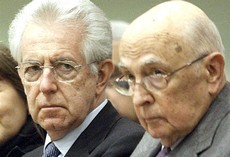 Monti e Napolitano