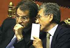 Prodi e D'Alema