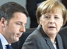 Renzi e Merkel