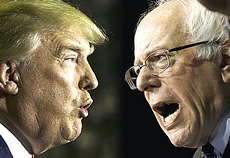 Donald Trump e Bernie Sanders