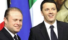 Joseph Muscat e Matteo Renzi