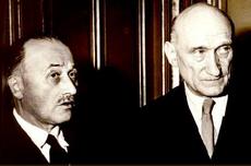 I francesi Jean Monnet e Robert Schuman