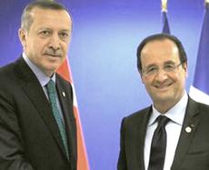 Erdogan e Hollande