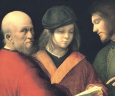 Giorgione, "Le tre età" (particolare)