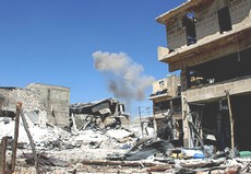 Siria, bombardamento