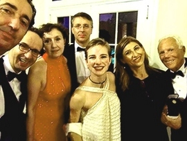 Foto di gruppo alla Casa Bianca